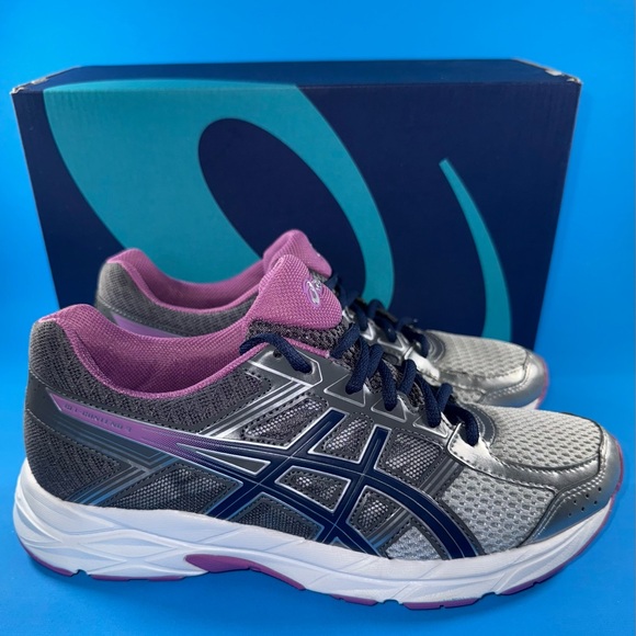 Asics Shoes - Asics Gel-Contend 4 Silver/Campanula/Carbon